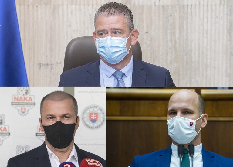Roman Mikulec, Peter Kovařík a Gábor Grendel