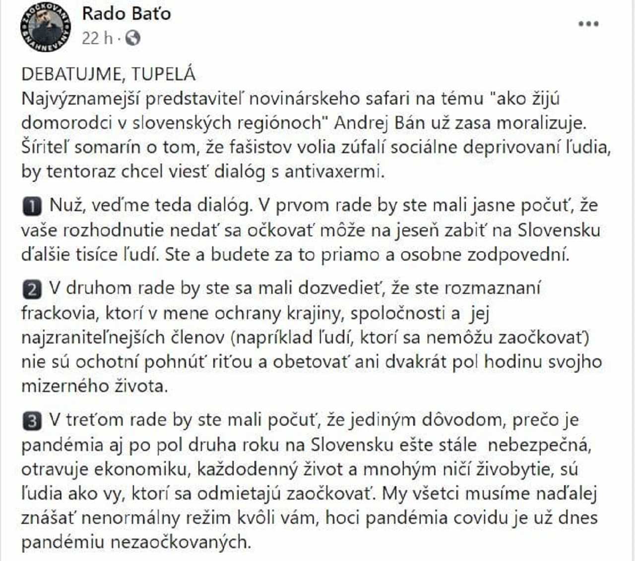 Rado Baťo FB