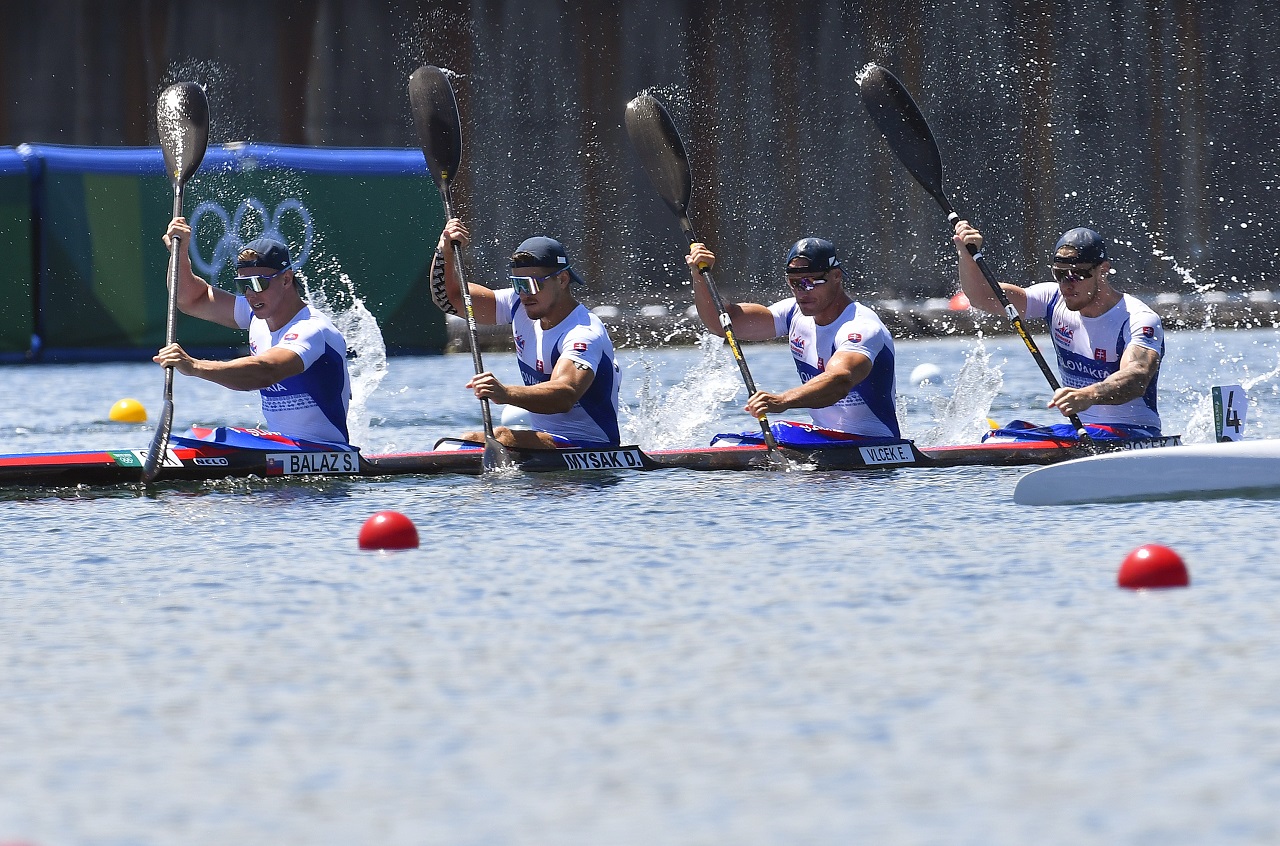 K4 Samuel Baláž Denis Myšák Erik Vlček Adam Botek