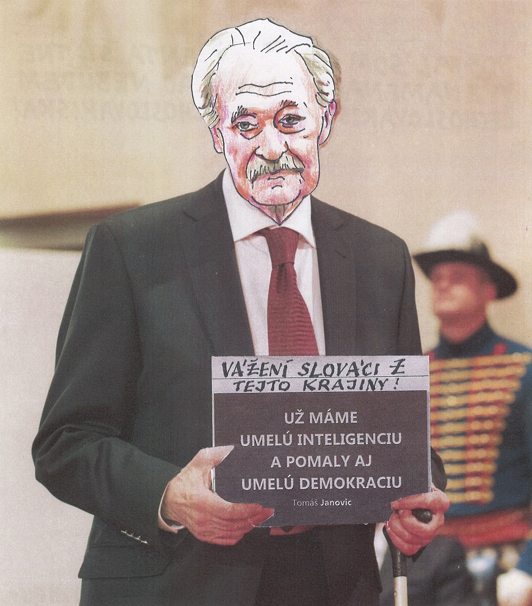 Karikatúra Andreja Mišanka