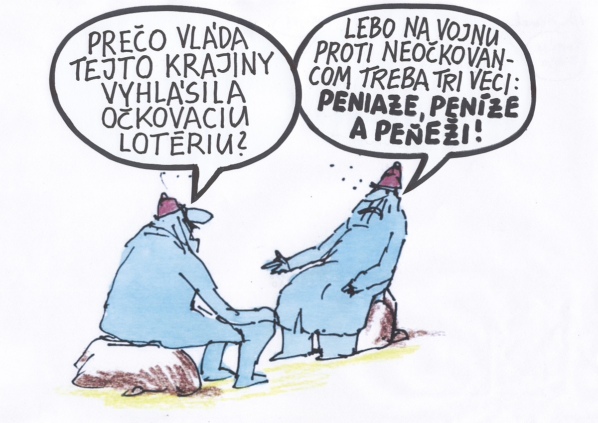 Karikatúra Andreja Mišanka