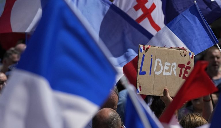 Protest v Paríži