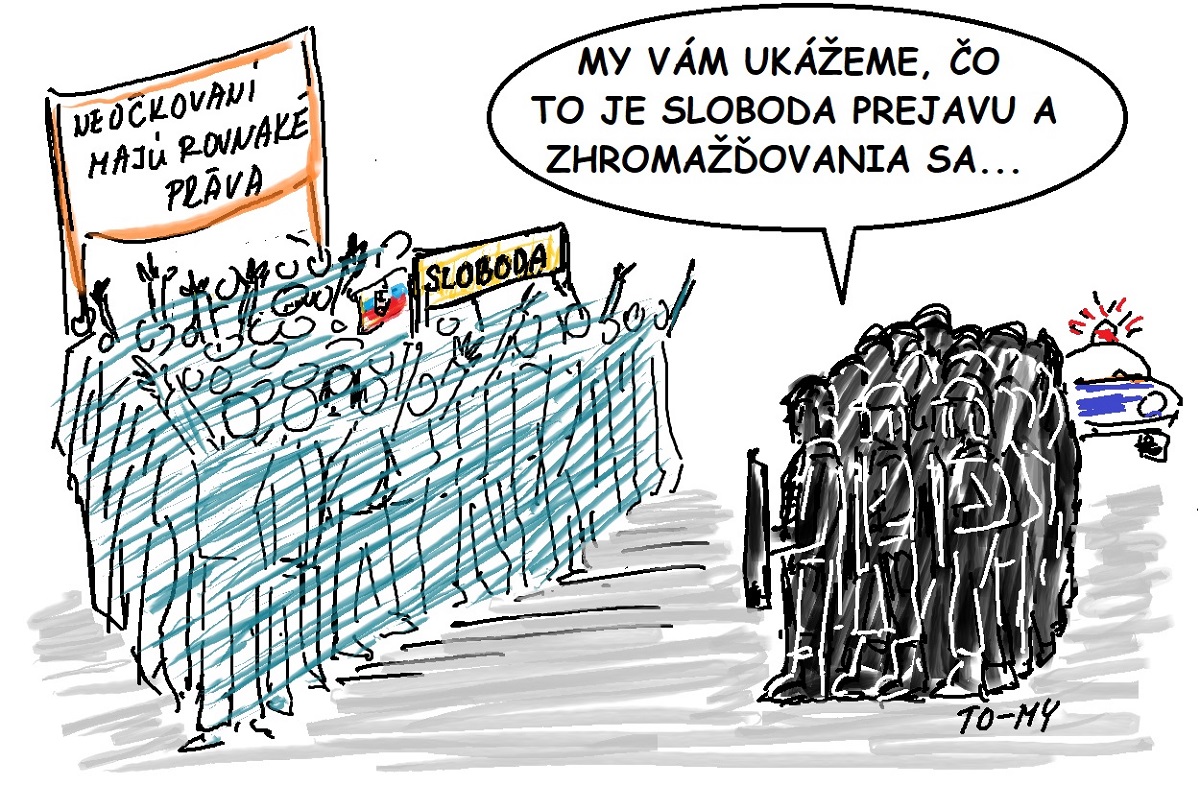 Karikatúra Tomáša Stanislava