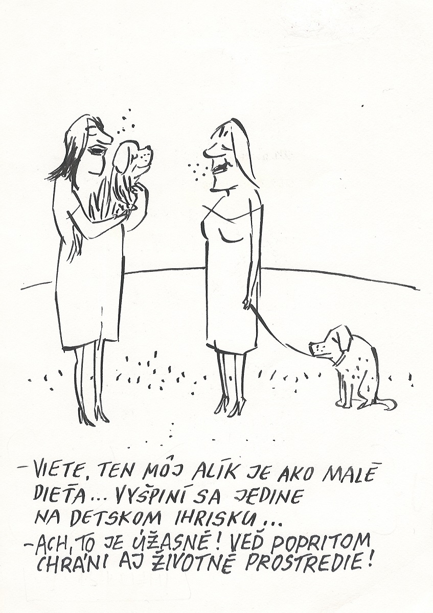 Karikatúra Andreja Mišanka