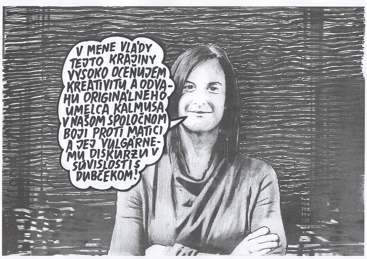 Karikatúra Andreja Mišanka