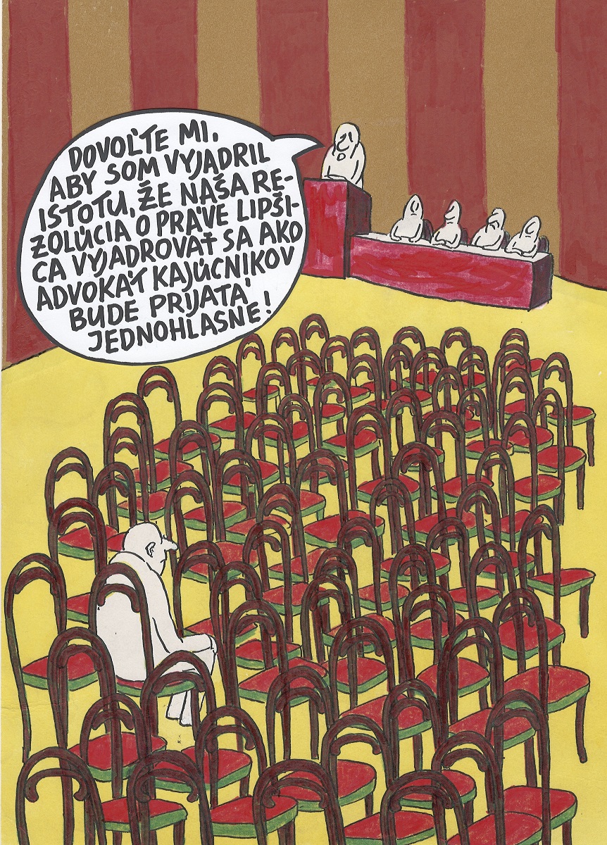 Karikatúra Andreja Mišanka