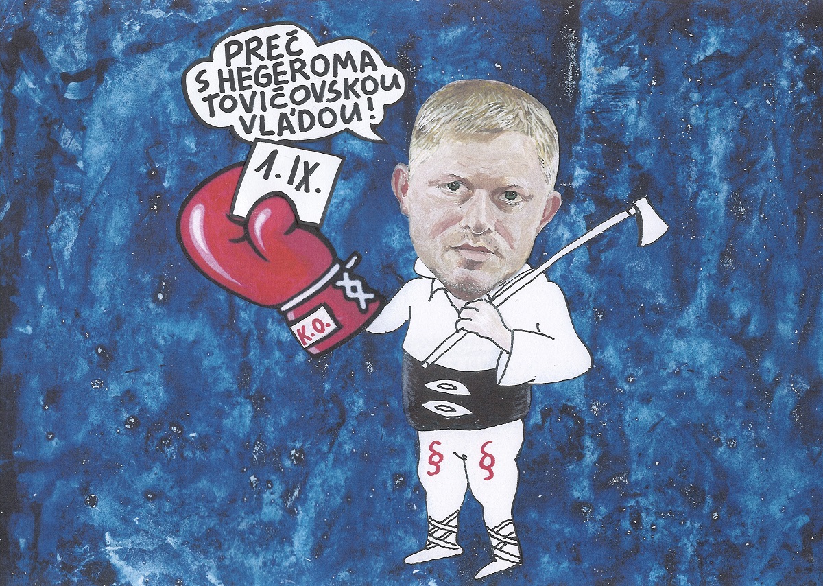 Karikatúra Andreja Mišanka