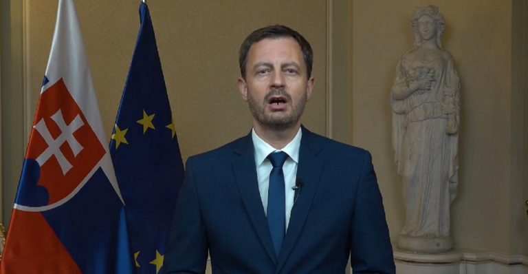 predseda vlády Eduard Heger