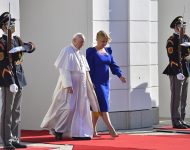 Pápež František na Slovensku