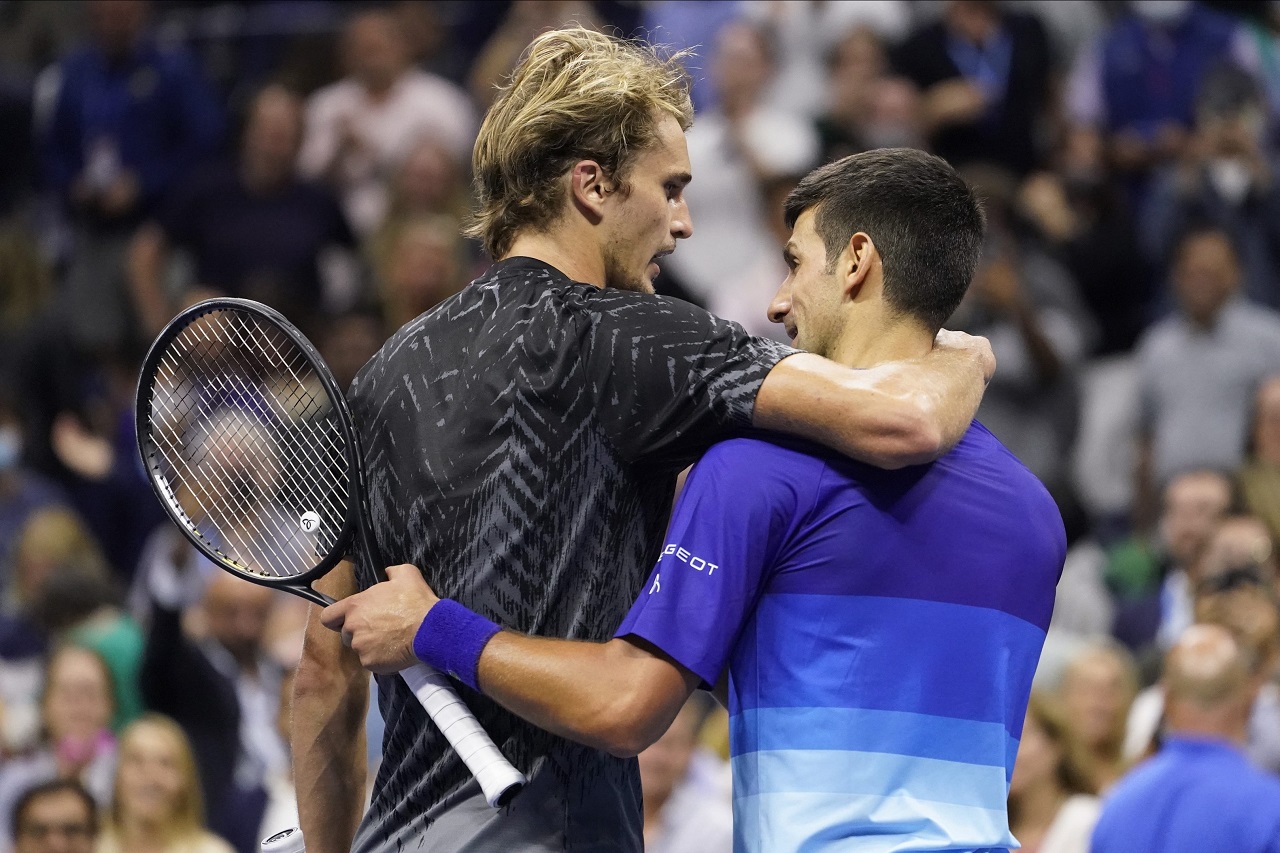 Alexander Zverev Novak Djokovič