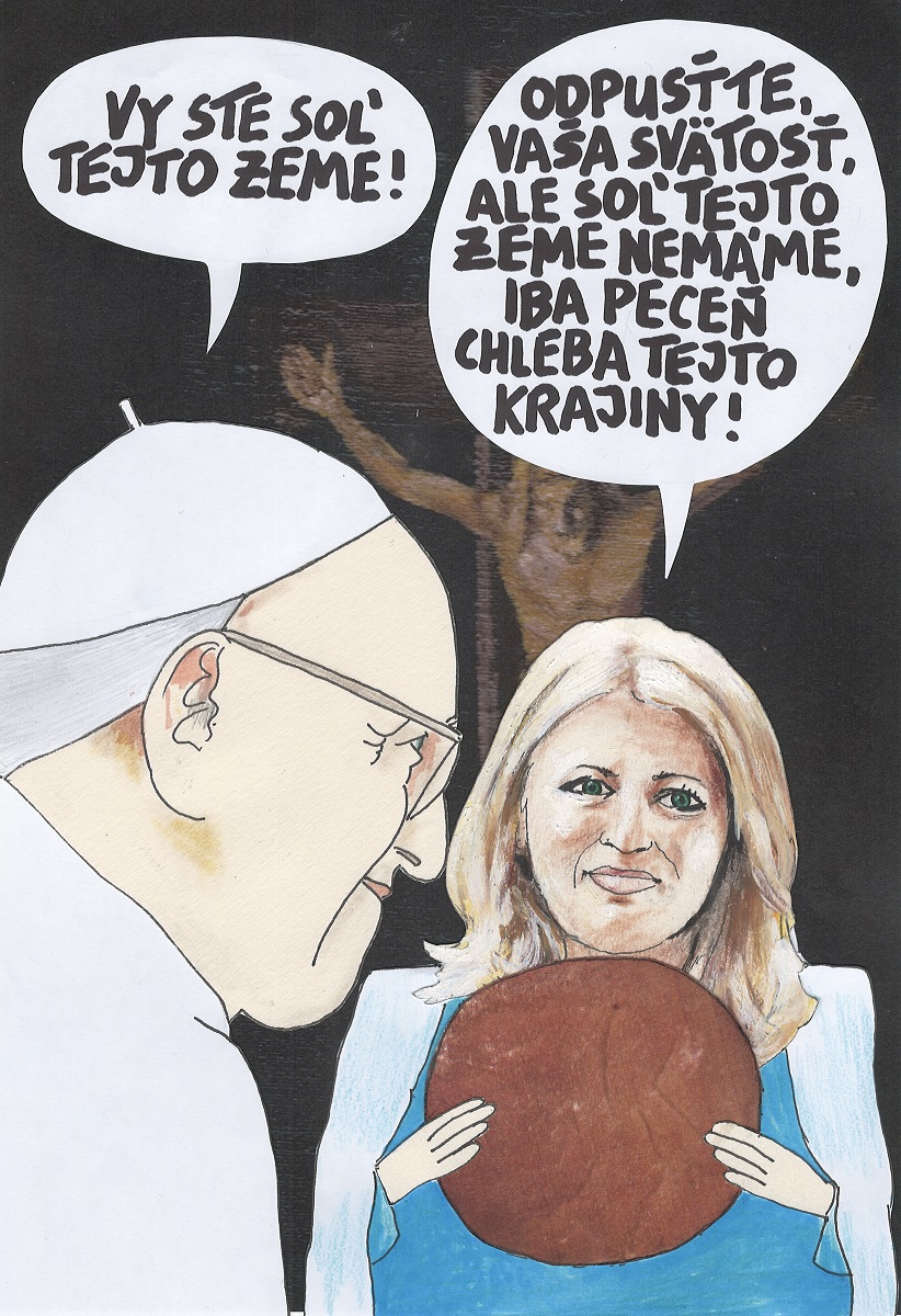 Karikatúra Andreja Mišanka