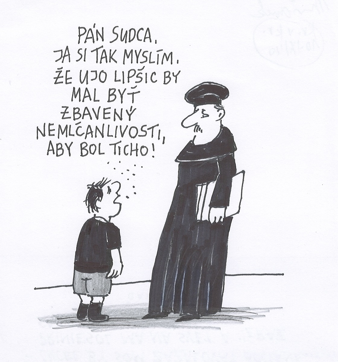 Karikatúra Andreja Mišanka