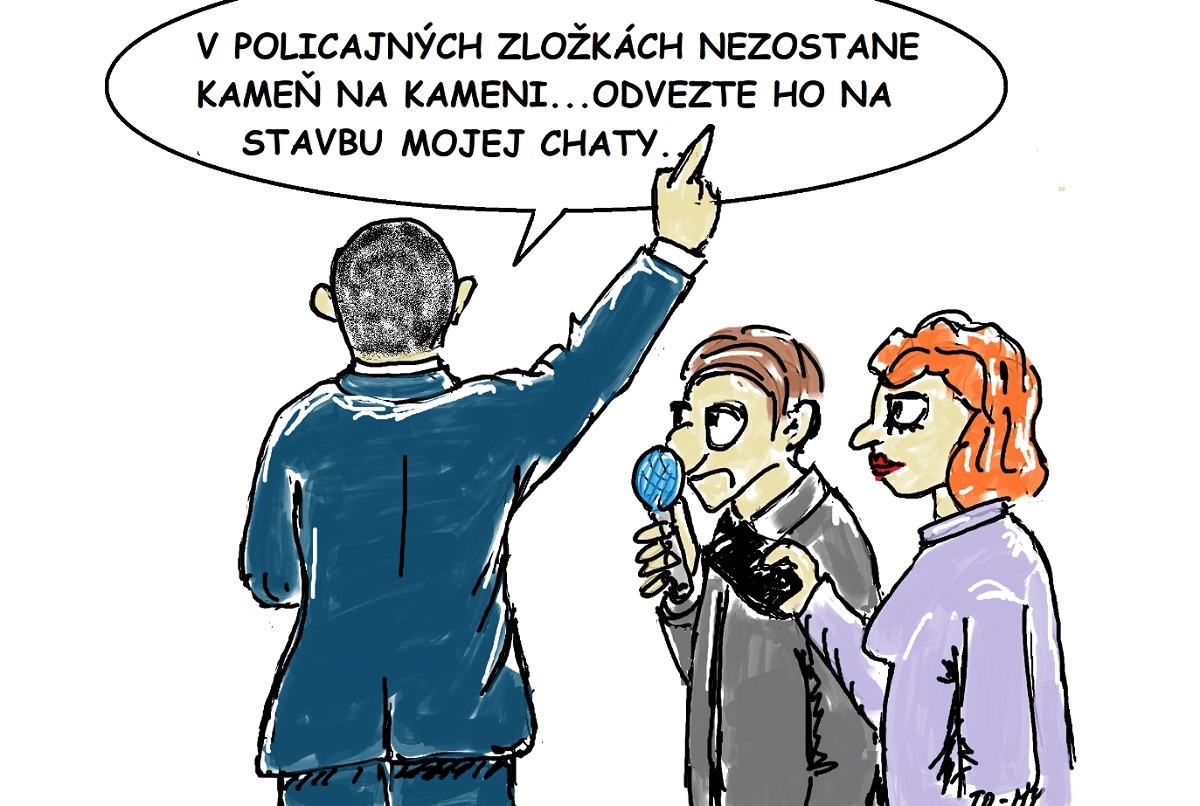 Karikatúra Tomáša Stanislava