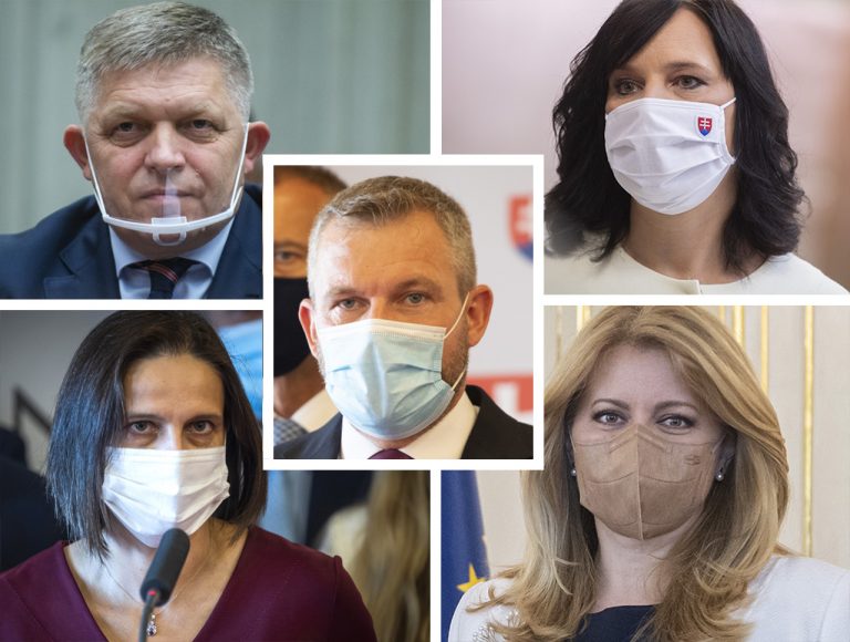 Robert Fico Veronika Remišová Mária Kolíková Zuzana Čaputová Peter Pellegrini