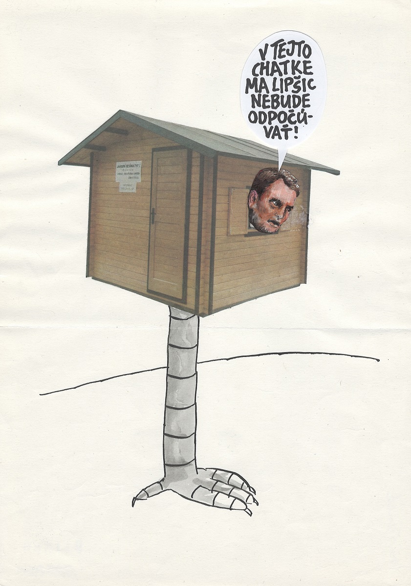 Karikatúra Andreja Mišanka