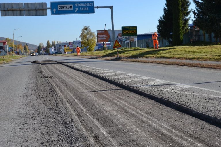 rekonštrukcia_cesta Humenné