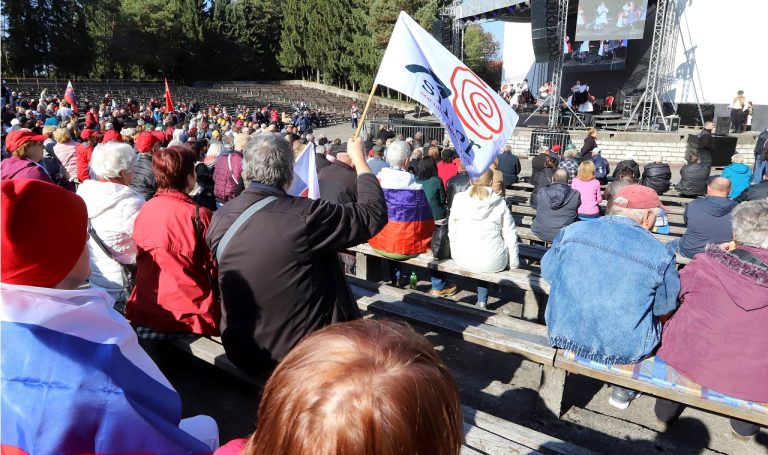 protest Smer Rimavská Sobota