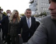 Andrej Babiš so svojou manželkou Monikou