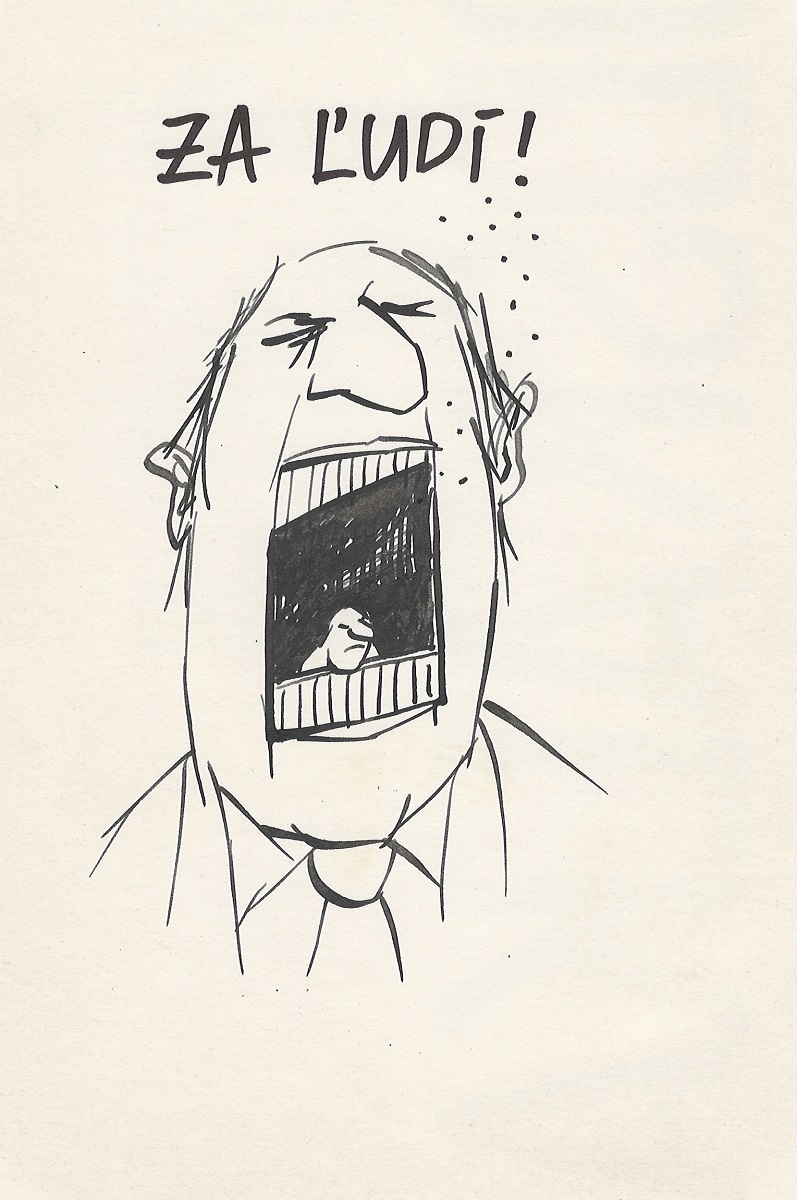 Karikatúra Andreja Mišanka