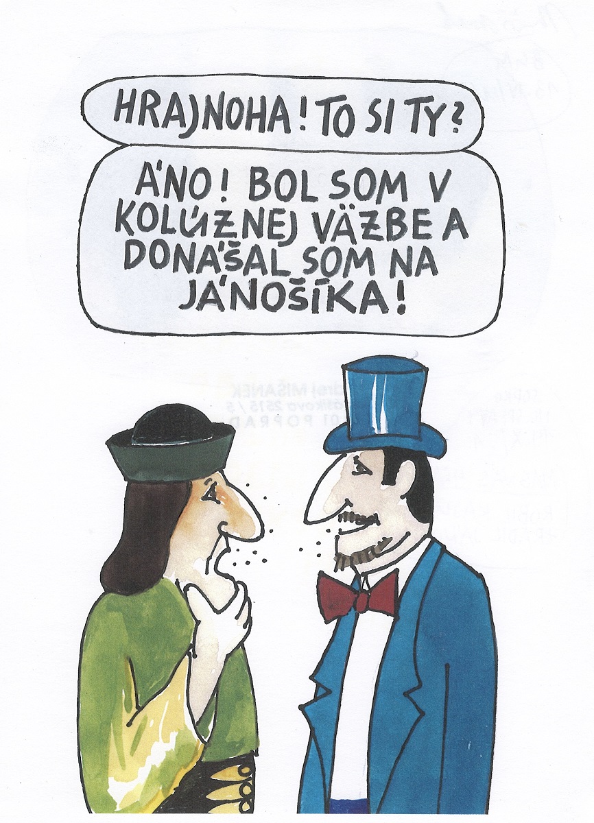 Karikatúra Andreja Mišanka