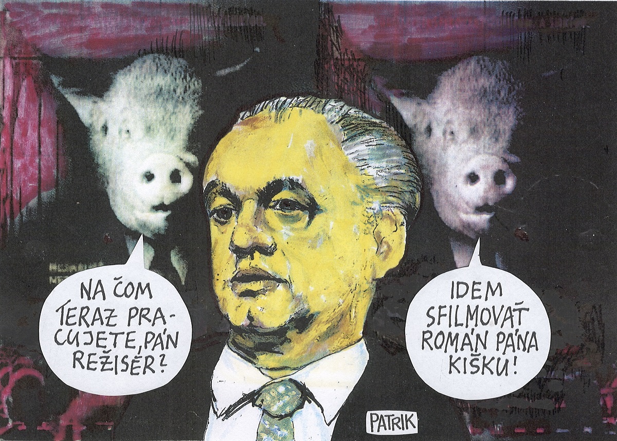 Karikatúra Andreja Mišanka