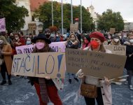 protest za reprodukčnú spravodlivosť