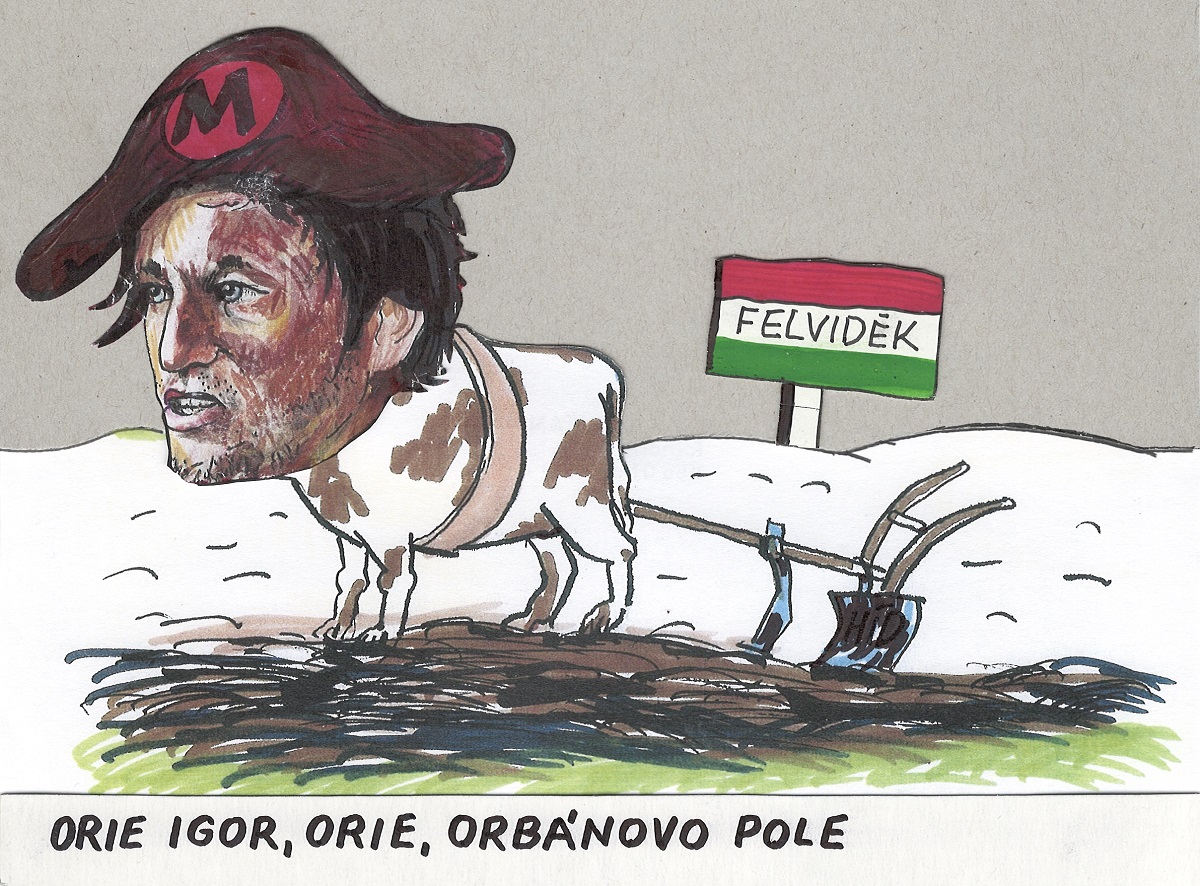 Karikatúra Andreja Mišánka