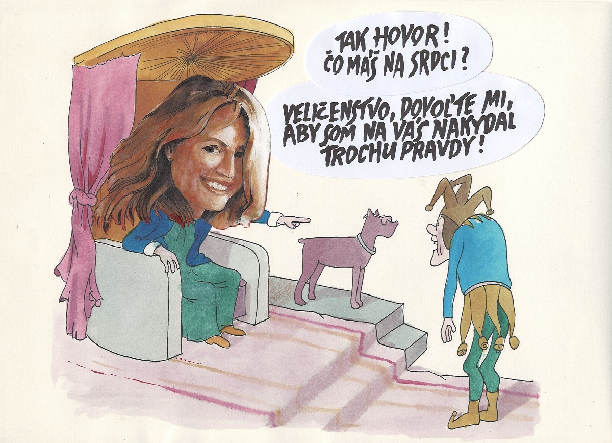 Karikatúra Andreja Mišánka