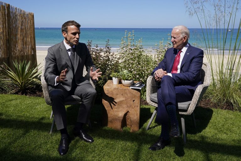 Biden a Macron