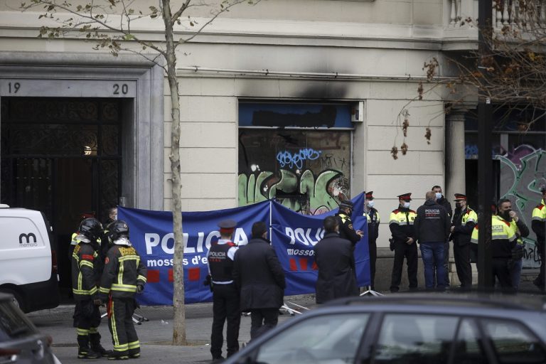 barcelona poziar