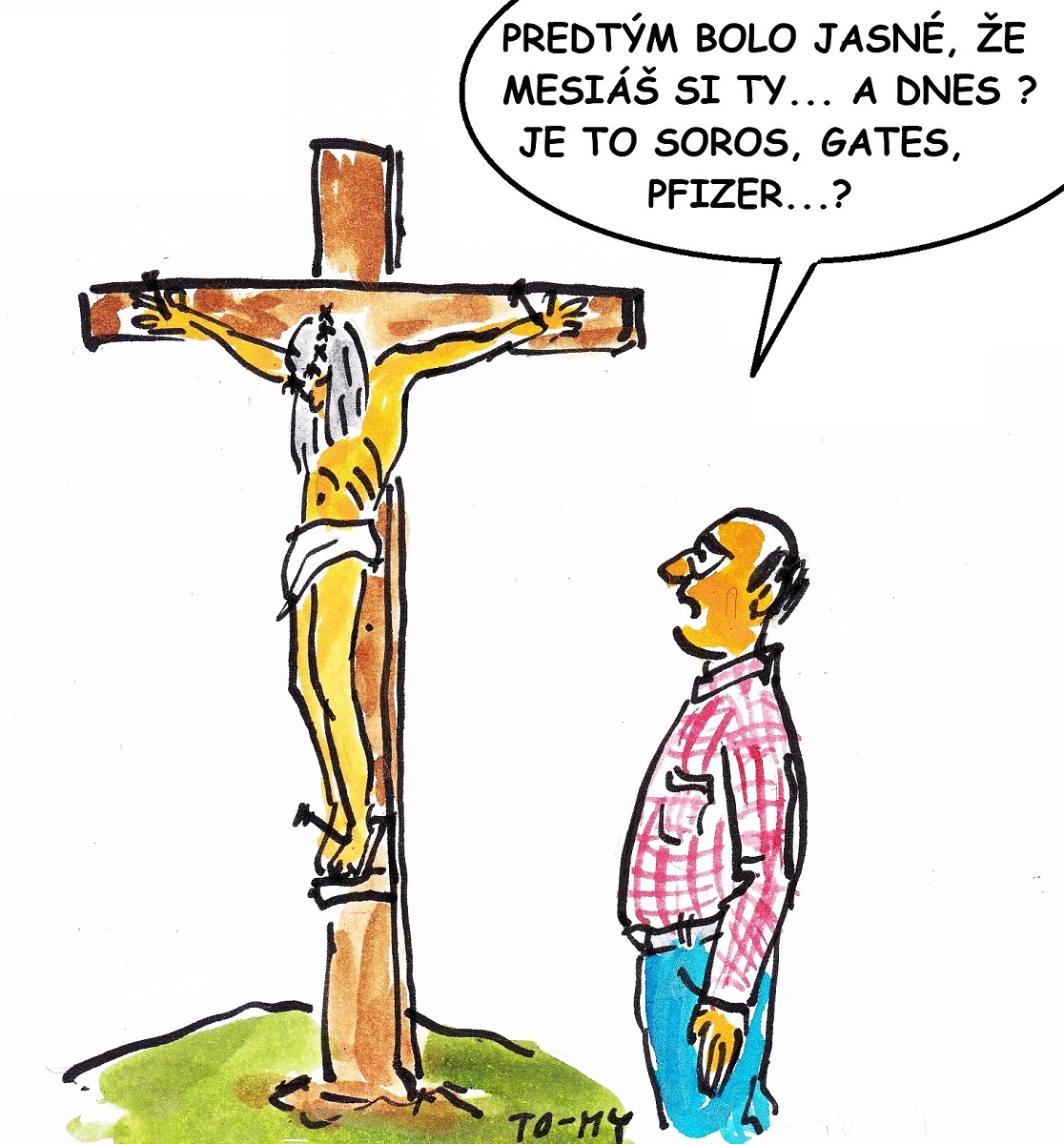 Karikatúra Tomáša Stanislava