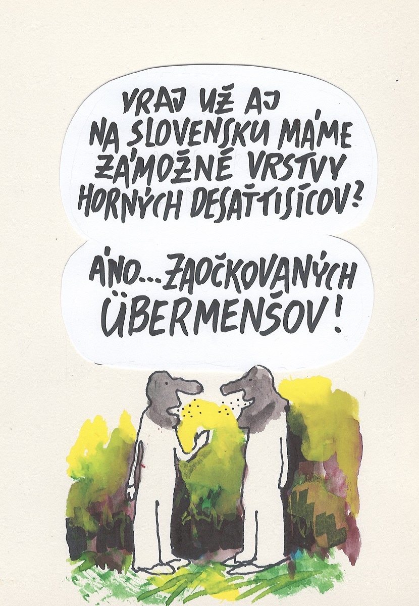 Karikatúra Andreja Mišanka