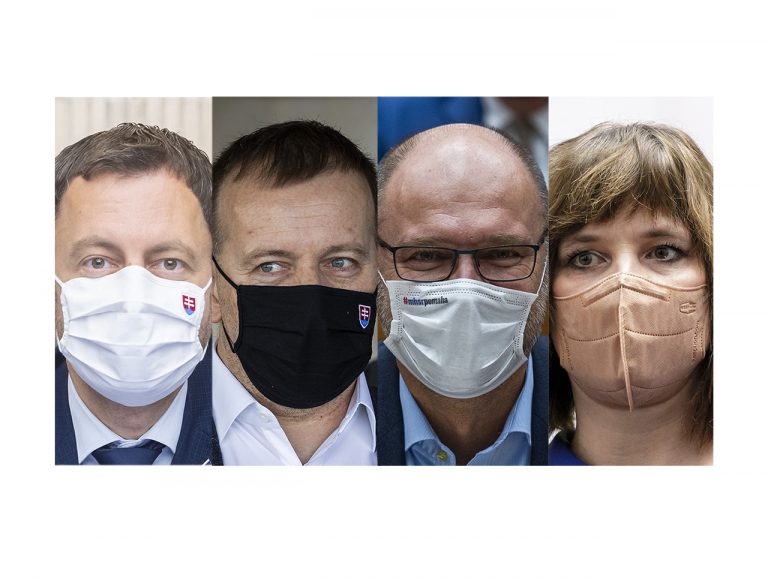 Eduard Heger, Boris Kollár, Richard Sulík a Veronika Remišová
