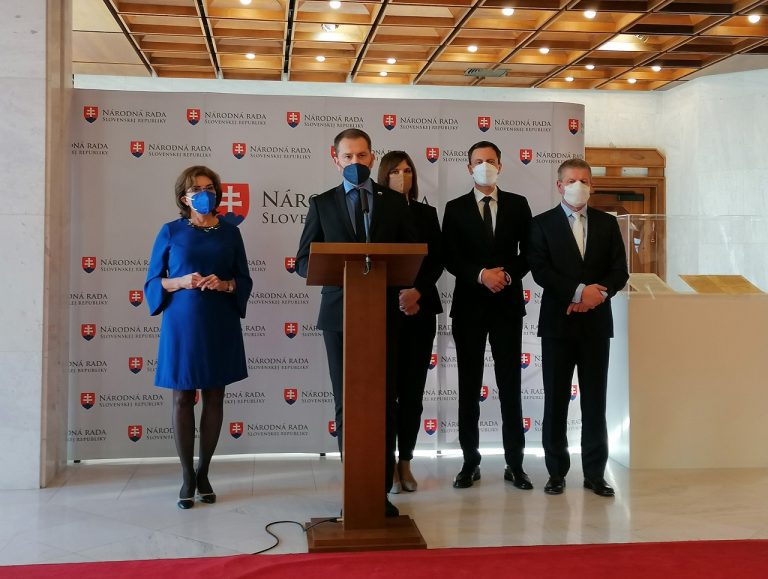 Anna Zemanová Veronika Remišová Eduard Heger Vladimír Lengvarský