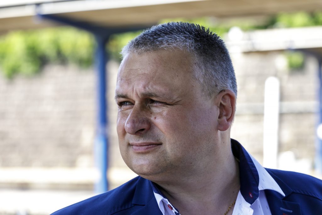 Na snímke podpredseda predstavenstva Železničnej spoločnosti Slovensko (ZSSK) Ján Lukáč