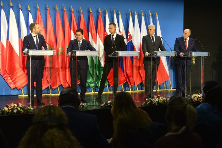 Jakub Kulhánek Násir Burita Péter Szijjártó Ivan Korčok Zbigniew Rau