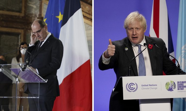 Jean Castex Boris Johnson