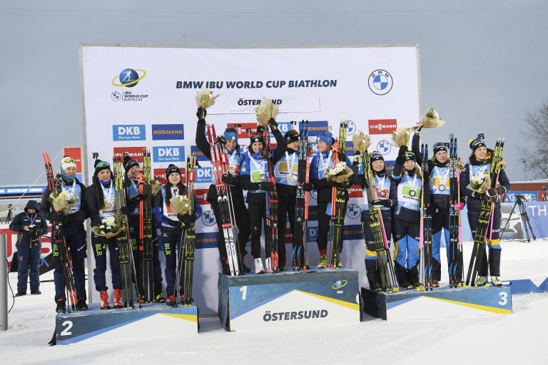 Štafeta biatlon ženy 4x6 km