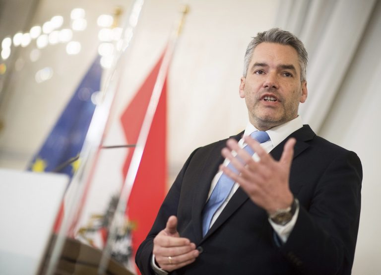 Rakúsky kancelár Karl Nehammer