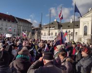 Účastníci protestu