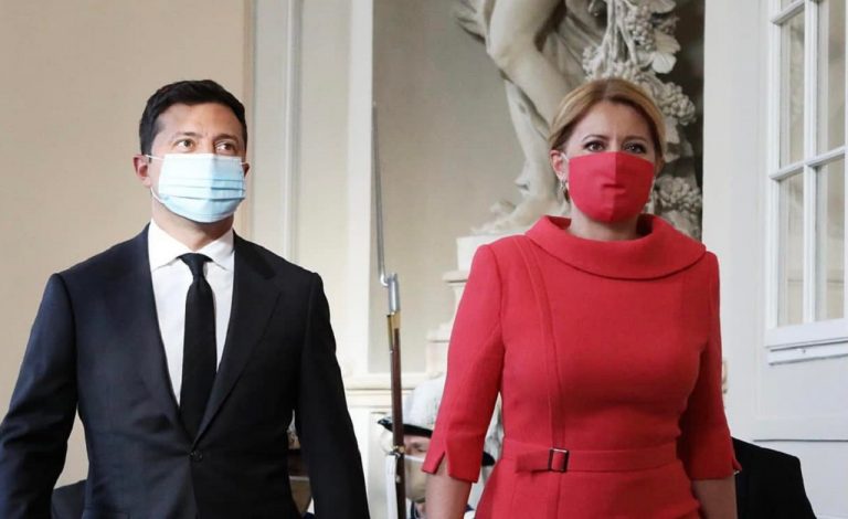 Volodymyr Zelenskyj Zuzana Čaputová
