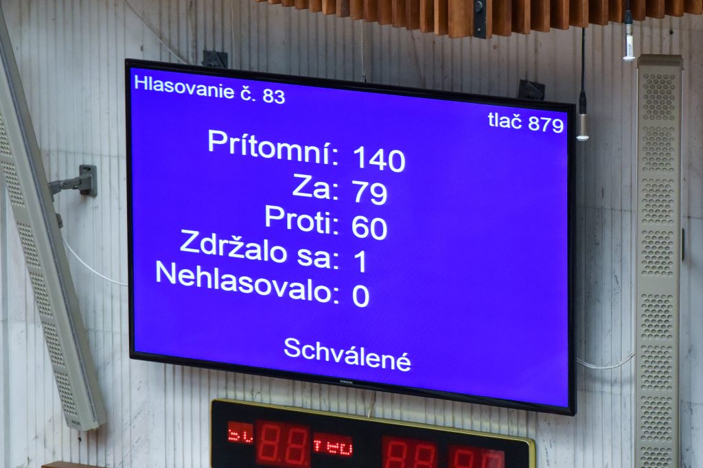 hlasovanie "Obranná dohoda"