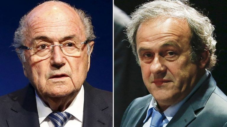 Joseph Blatter Michel Platini