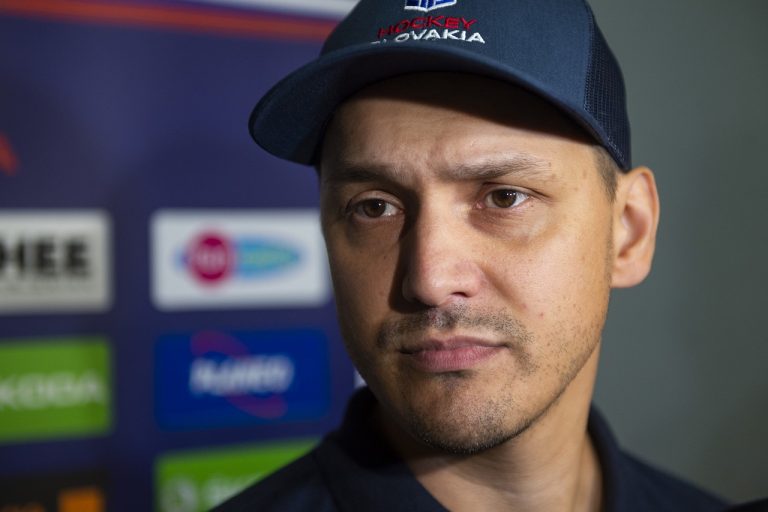 Tréning slovenskej hokejovej rerpezentácie do 18 rokov