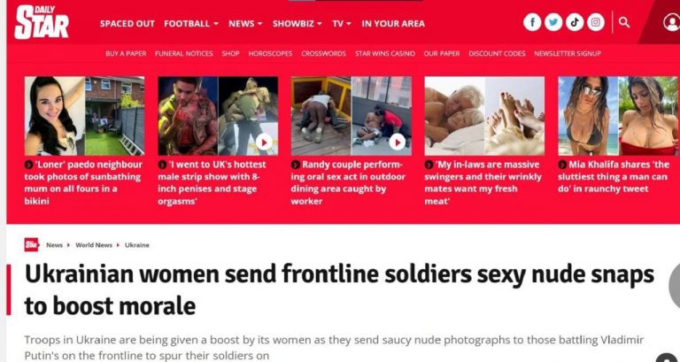 Ukrajinky posielajú na front svoje nahé fotografie