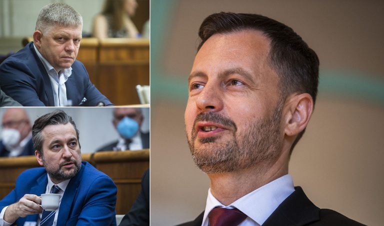 Robert Fico Ľuboš Blaha Eduard Heger