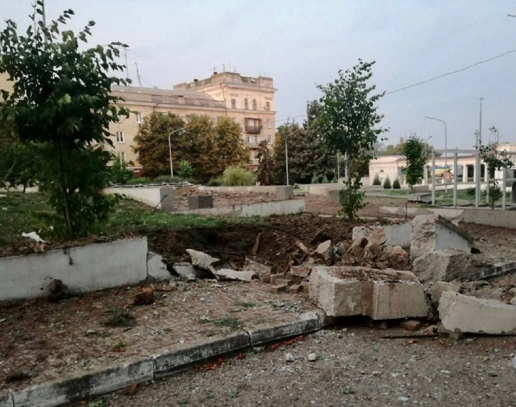 Zásahy raketami Grad na obytné budovy