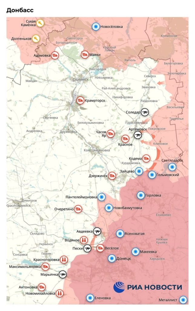 Situácia na frontoch 8. augusta 2022