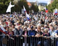Košice Smer-SD protestné zhromaždenie