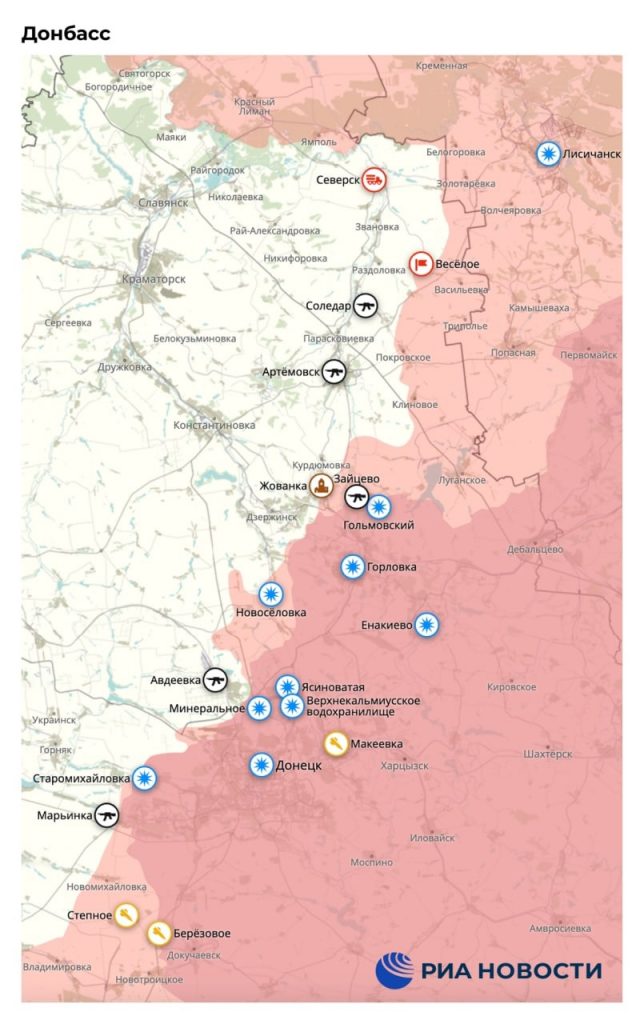 Situácia na frontoch 22. septembra 2022